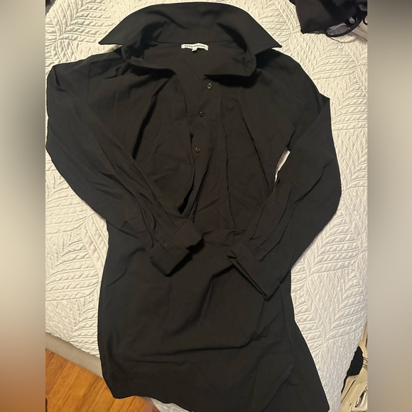 Reformation Weston Dress Black - Size 0 - Picture 4 of 4